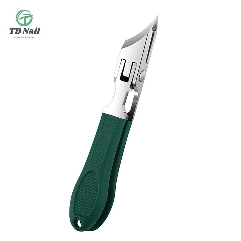 TB-Nail Slant Boca Anti Splash Pontudo Cortador De Unhas Grande Diagonal Afiada Tesoura Para Ranhuras .