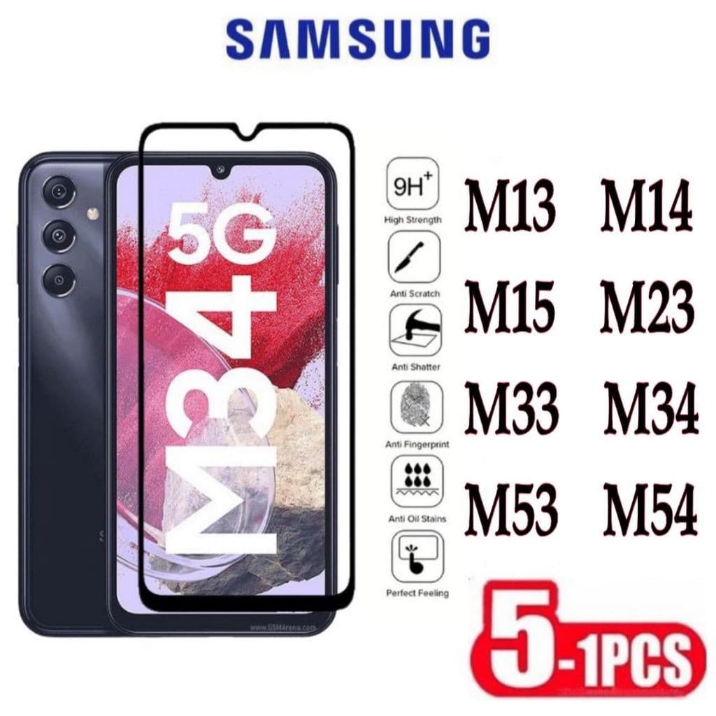 Película De Vidro 3d Samsung Galaxy M13 M14 M15 M23 M33 M34 M53 M54