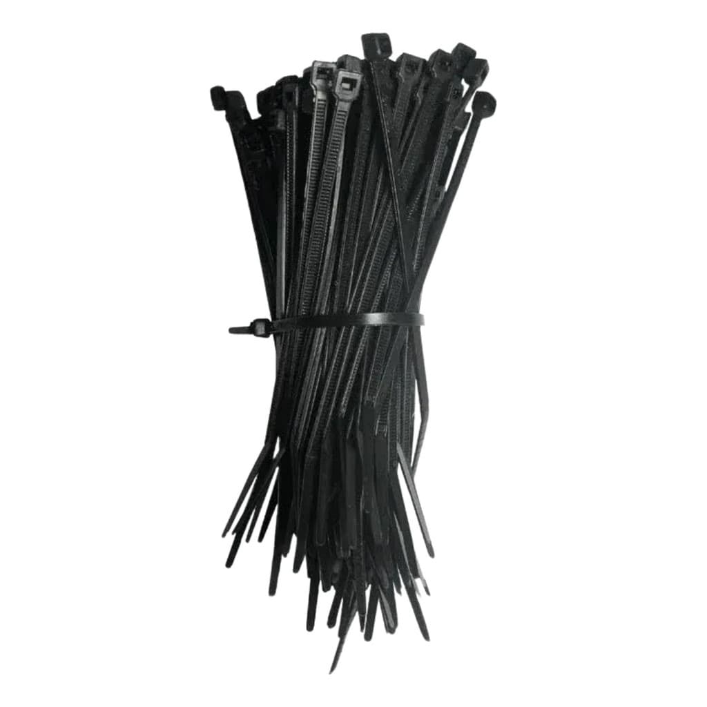 ABRACADEIRA EM NYLON PRETO 200X3,6MM PCT C/100