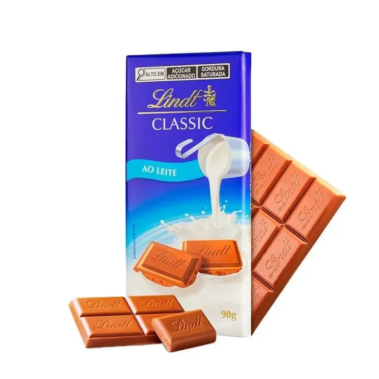 Chocolate ao leite classic Avelã em Pedaços lindt 90g