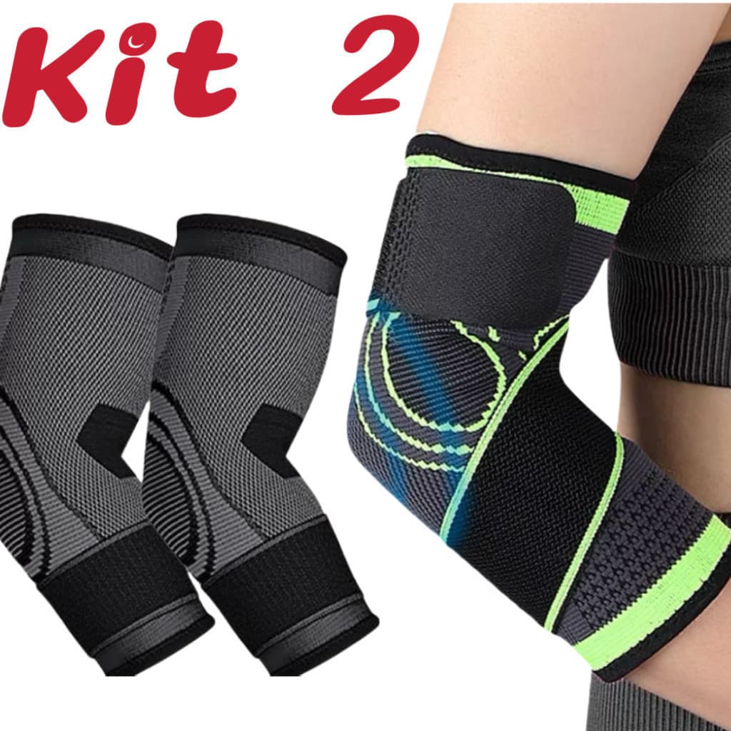 Kit 2 Cotoveleira Protetor Tendinite Epicondilite Tensor MING