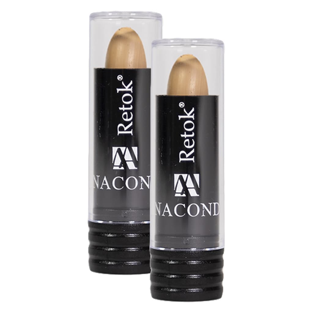 Kit 2 Batom Retoque para Cabelos Brancos Anaconda Retok Stick 3g Loiro