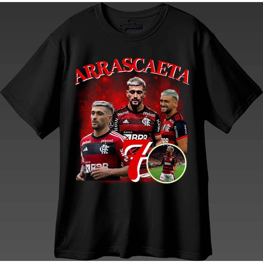 Camisa Basica Arrascaeta Auge Camisa 100% Algodão Fio 30.1 Penteado - Envio Imediato - VS Shopp