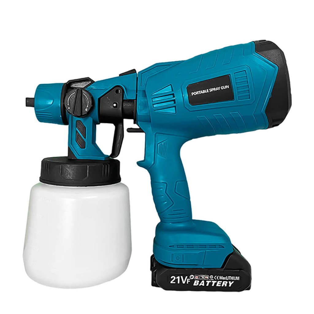 Maquina Pistola De Pintura Pulverizadora Spray Portátil 21v