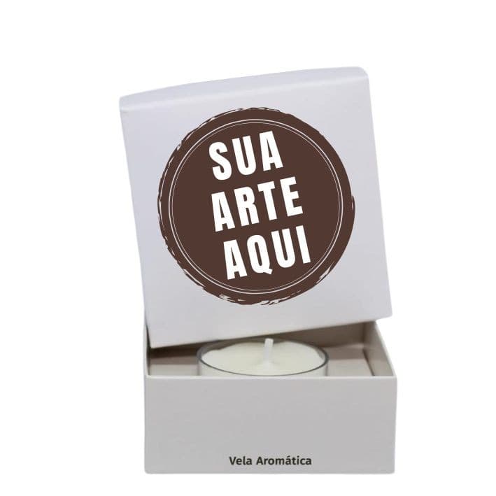 30 Lembrancinhas Personalizadas Vela Aromática Premium Lavanda