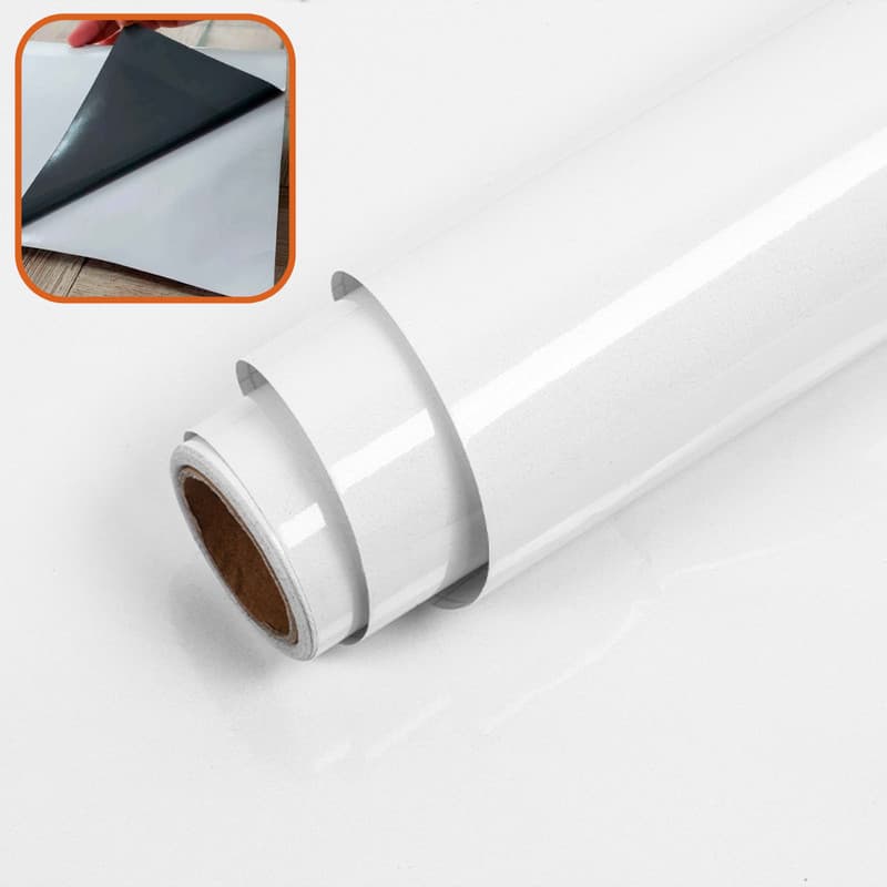 Adesivo Blackout Branco Para Porta Janela De Vidro Impermeável Película Adesiva