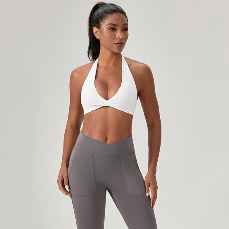 GODD Halterneck Roupa De Banho Para Mulheres Biquíni Esportivo Tecido Respirável De Secagem Rápida
