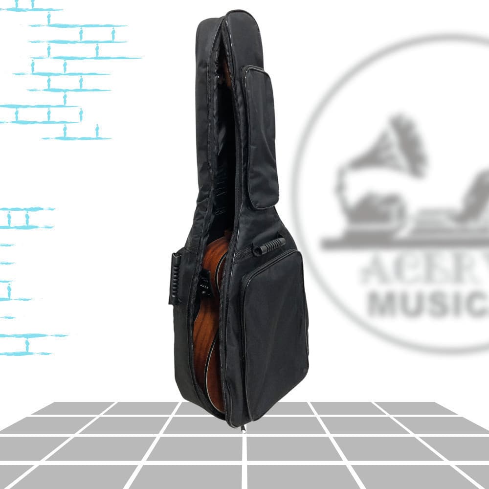 Capa de Violão Baby Acolchoada Com 2 Bolsos Luxo Case Bag