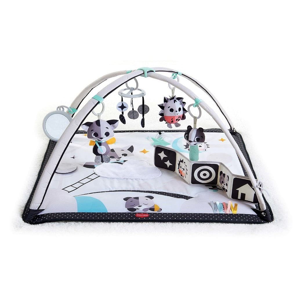 Tapete de Atividades Gymini Deluxe Magical Tales Black & White - Tiny Love
