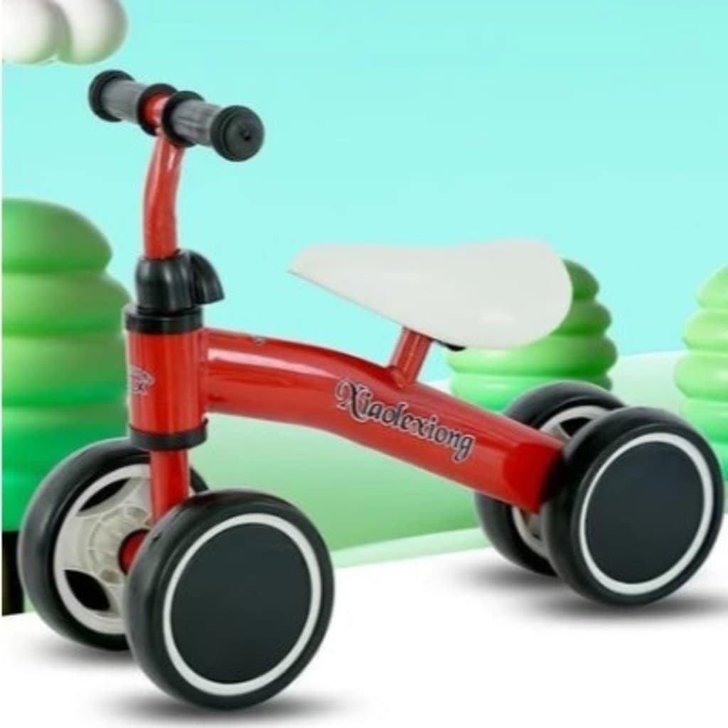 Carro de equilíbrio infantil de quatro rodas sem pedais para crianças de 1 a 3 anos--3601