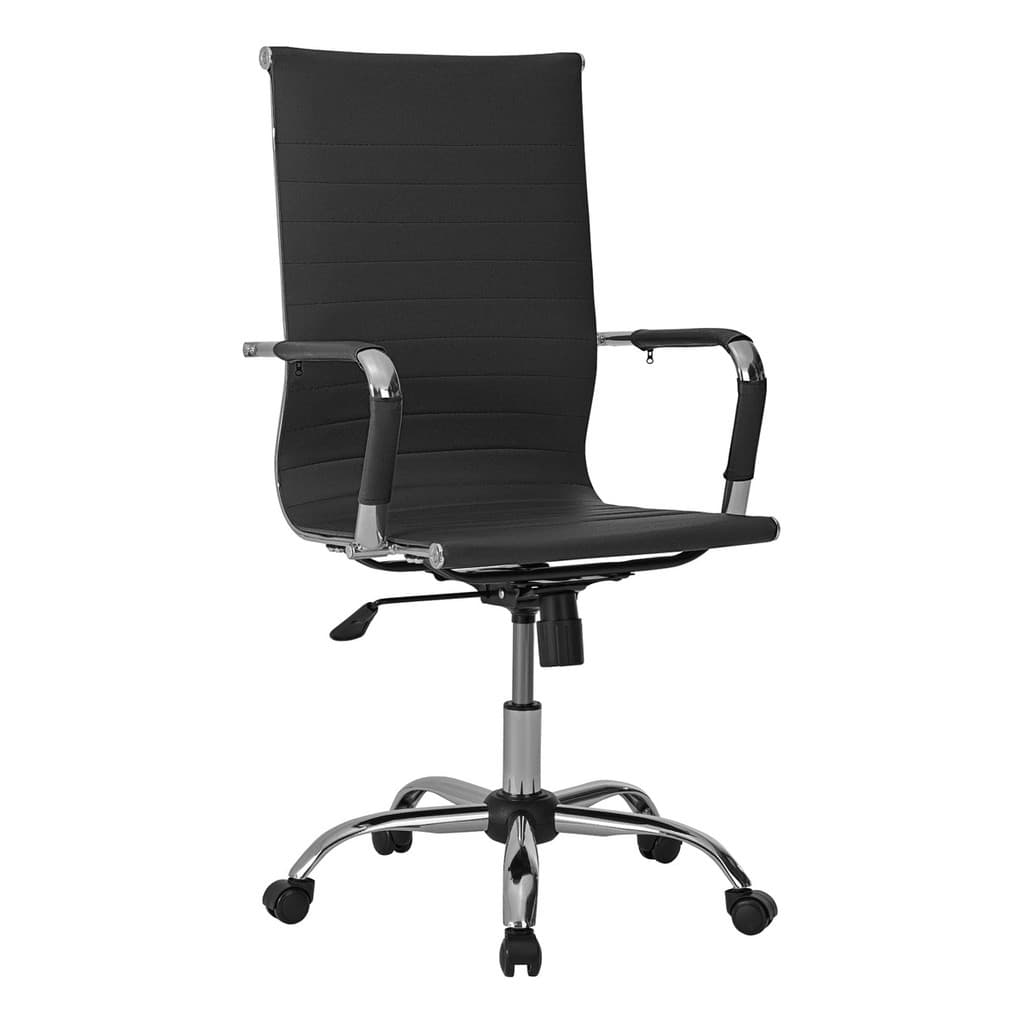 Cadeira De Escritório Presidente Gerencial Newconcept Executiva Ergonômica Preta