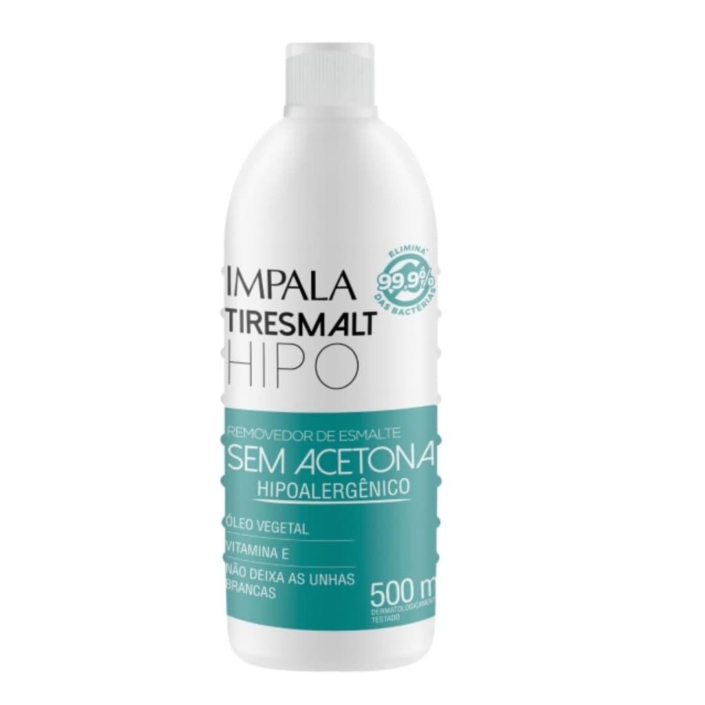 REMOVEDOR DE ESMALTE SEM ACETONA TIRESMALT HIPO 500ml