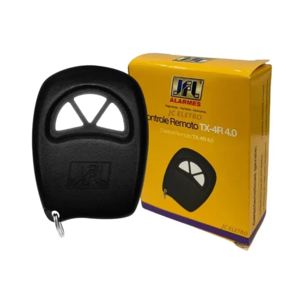 Controle Remoto Central Alarme Motor Portão Automático TX-4R 4.0 JFL 3 botões