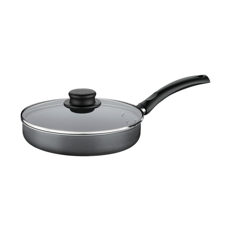 Frigideira antiaderente com tampa tramontina alta com tampa de vidro 22cm