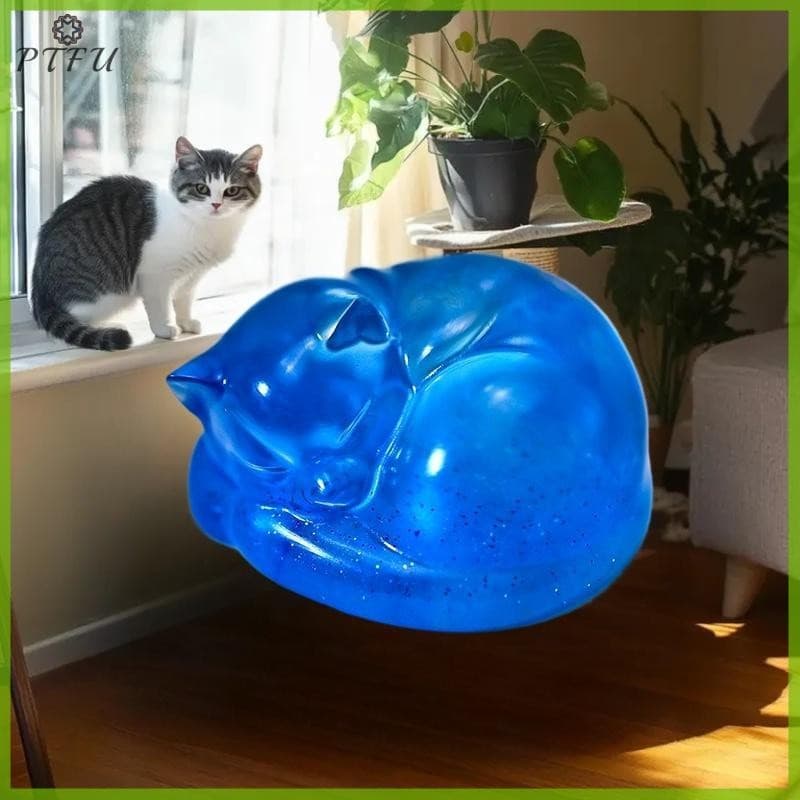 PTFU > Novo Ornamento De Cachorro Dormindo Molde De Silicone DIY Série De Animais De Estimação Vela Aroma Gesso Moldes D