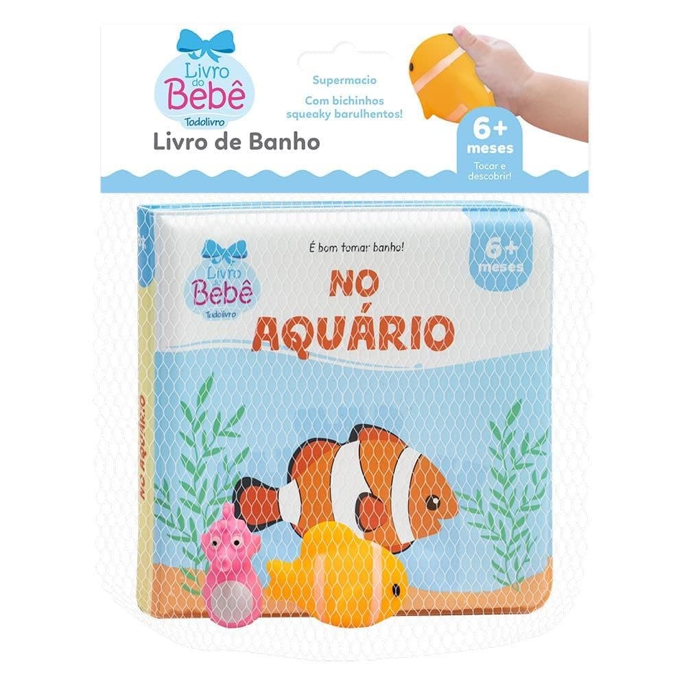 É Bom Tomar Banho II | No Aquário | Livro de Banho