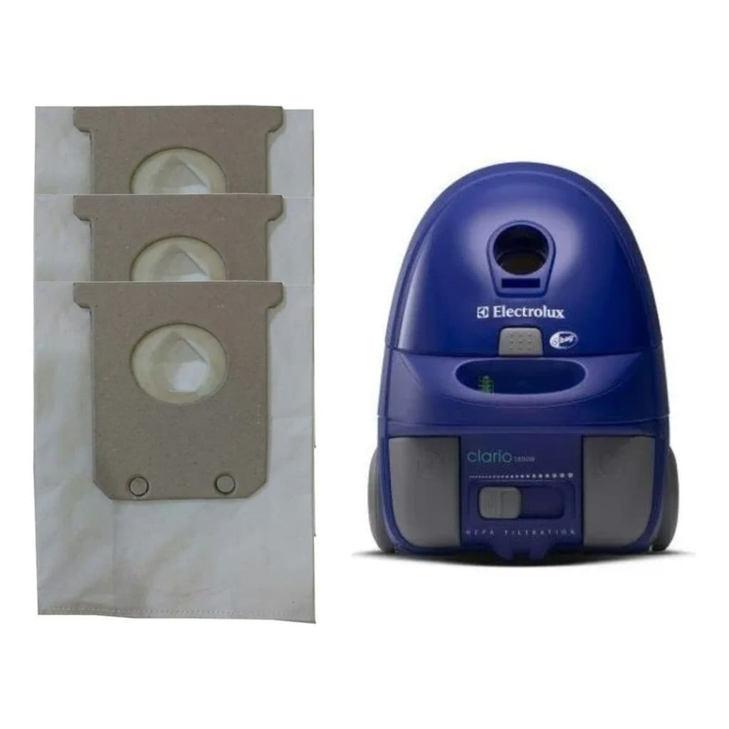 Saco Papel P/ Aspirador Electrolux Clario 3un Descartável