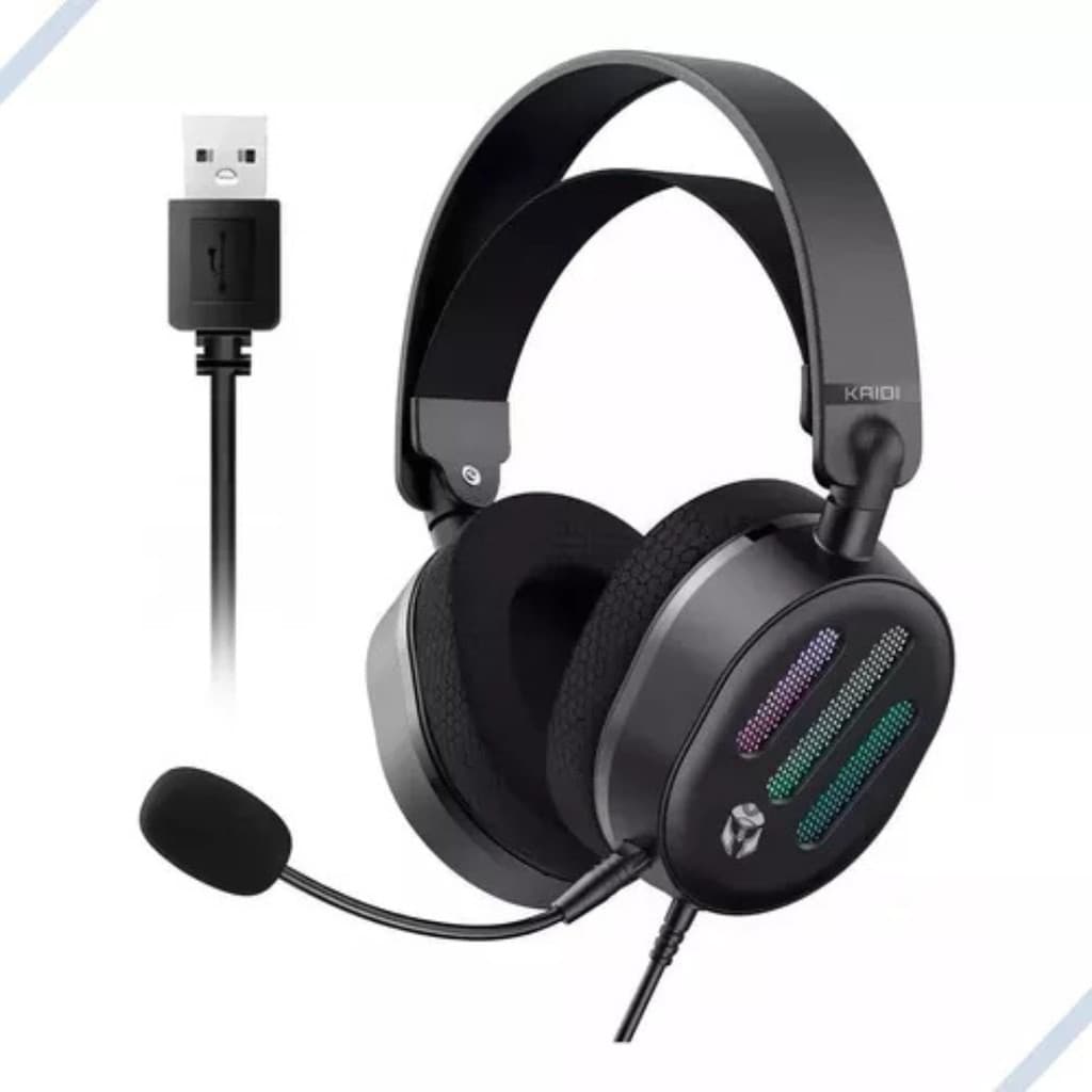 Fone Headset Gamer RGB USB 7.1 KD-G32