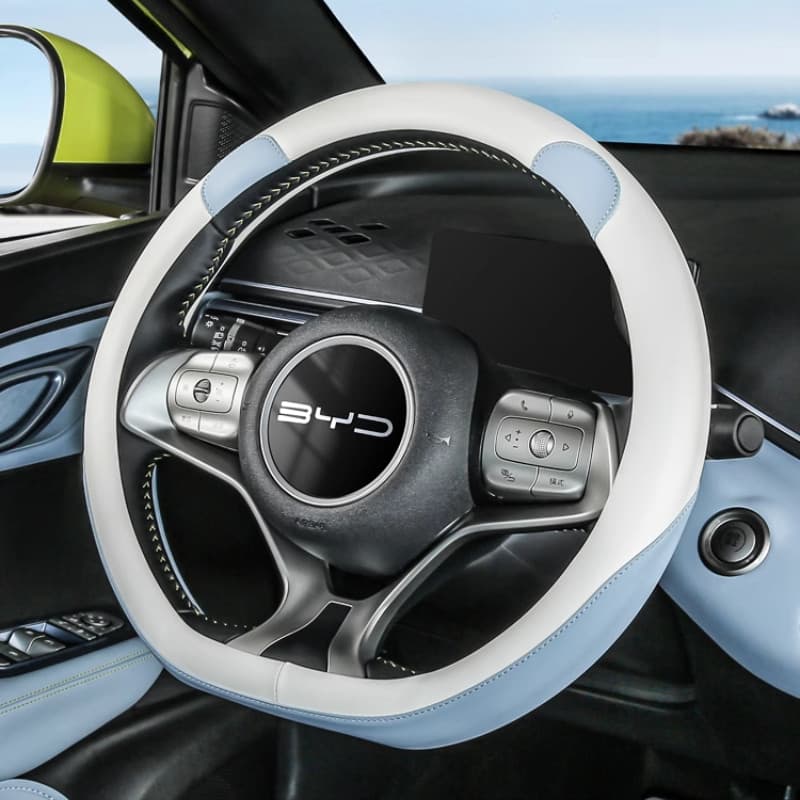 BYD Dolphin Mini Capa para Volante Four Seasons Universal Antiderrapante Versão para Condução Inteligente Original Cor d