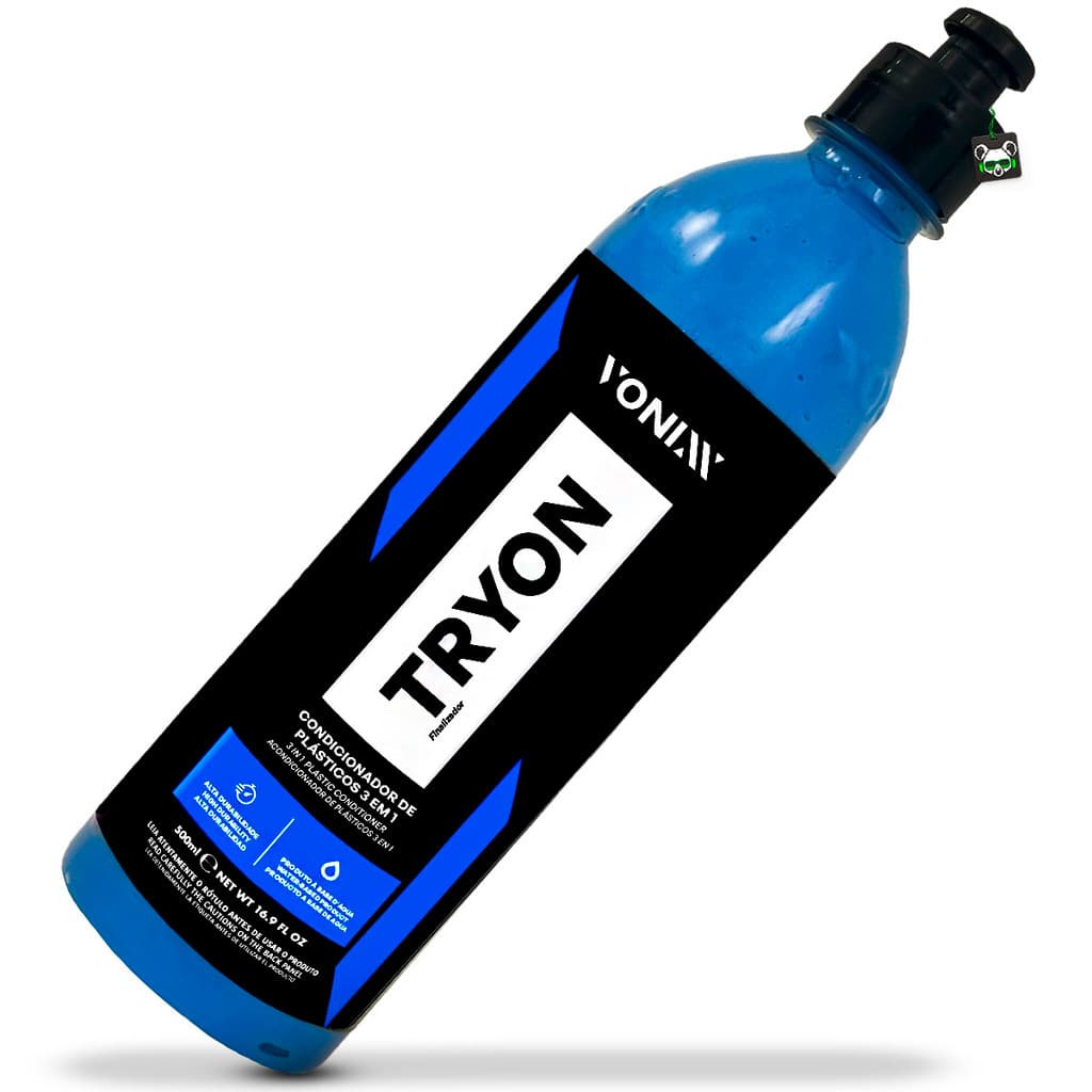 Restaurador Revitalizador Automotivo Tryon 3 em 1 Plástico Borracha 500ml Vonixx
