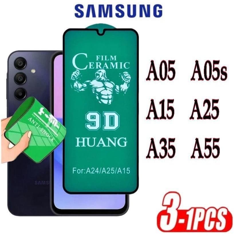 Película Cerâmica 9D 3D Samsung Gel Hidrogel Flexíve A05 A05S A15 A25 A35 A55