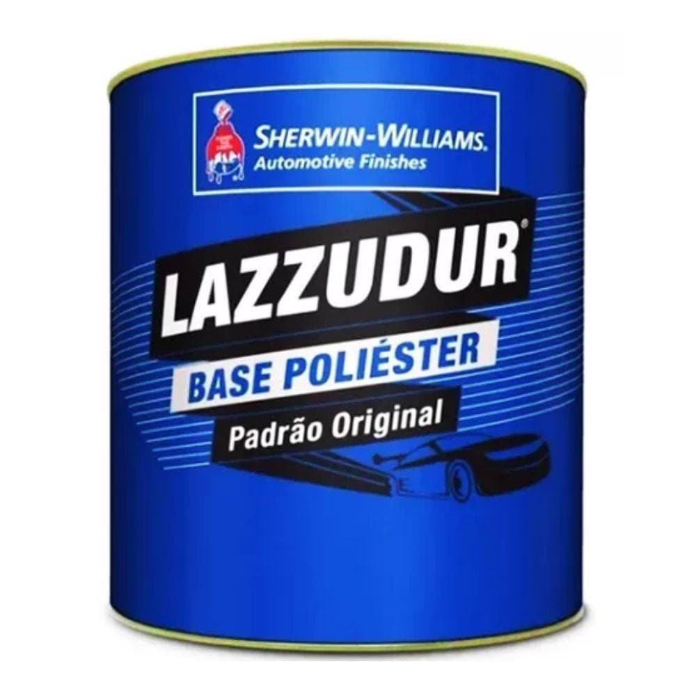 Tinta Poliéster Automotiva Branco Lazzuril 900ml