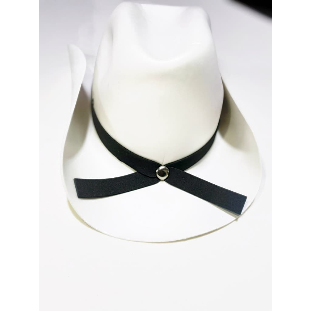 Chapéu de cowboy em EVA branco