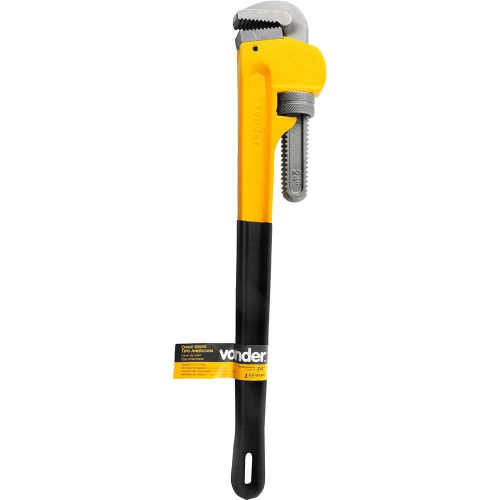 Chave grifo 24" tipo americana em aço forjado VONDER