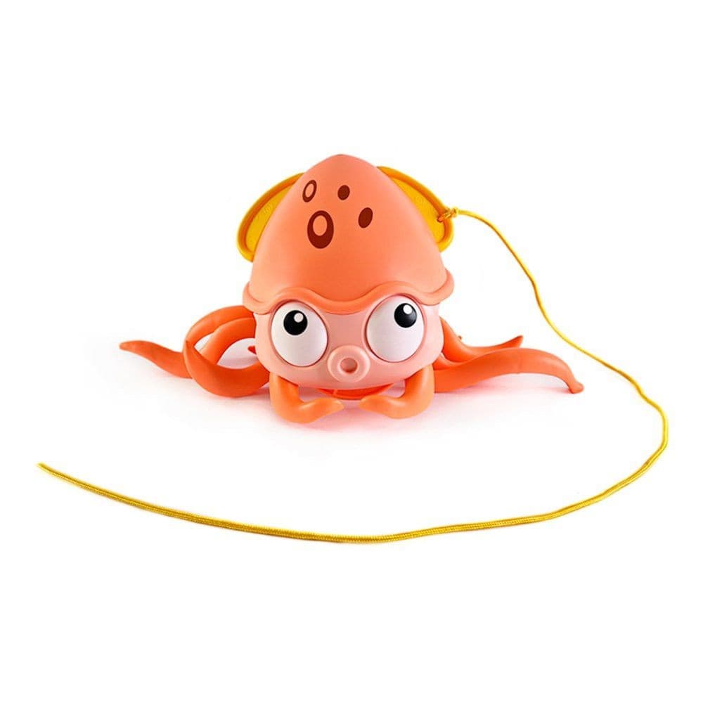 Brinquedo Polvo Interativo Para Banho Criança Água Movimento Educativo Diversão Bebê