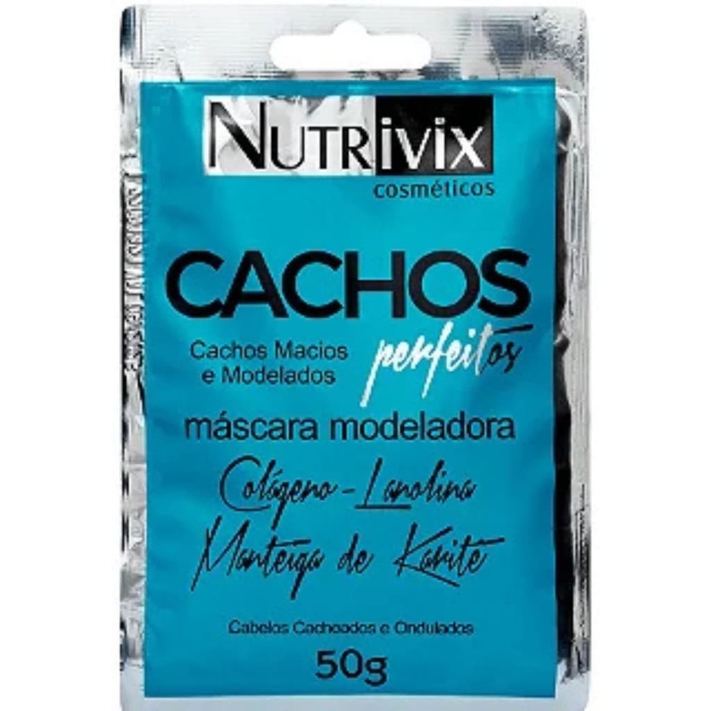 Nutrivix - Sachê Máscara Modeladora Cachos Perfeitos 50g
