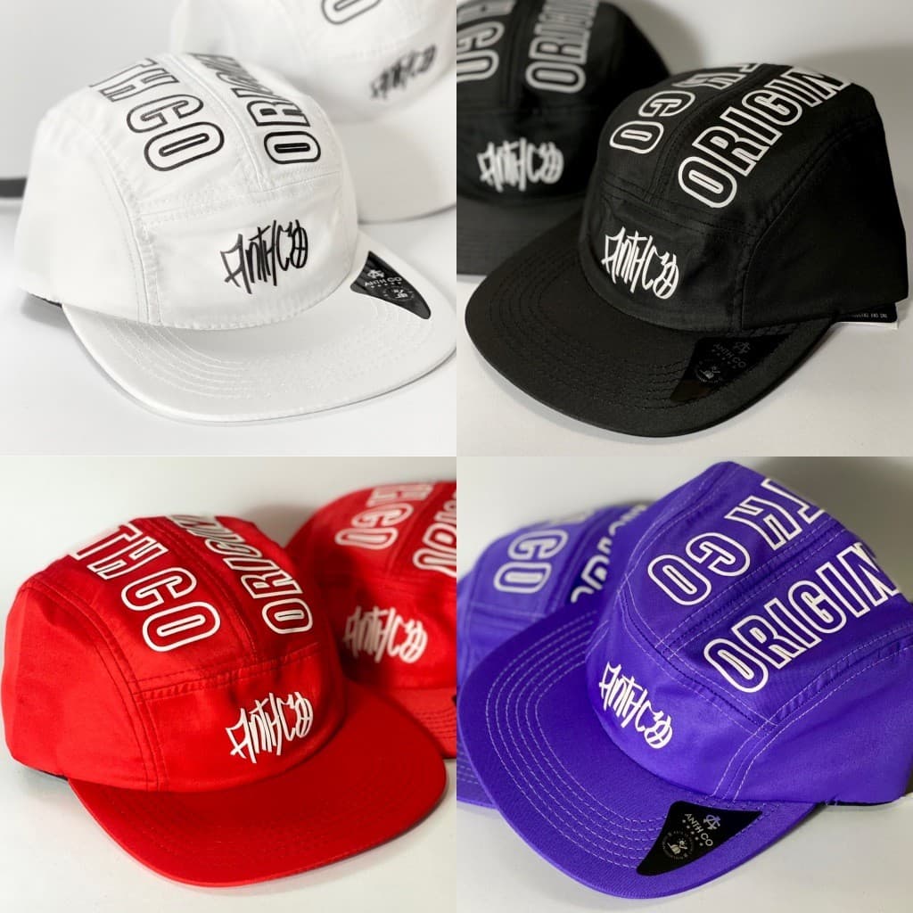 Boné Fivel Panel Original Anth Co Grafite Streetwear Moderno Model Aba Reta Lançamento Unissex Bordado Ajustável Casl