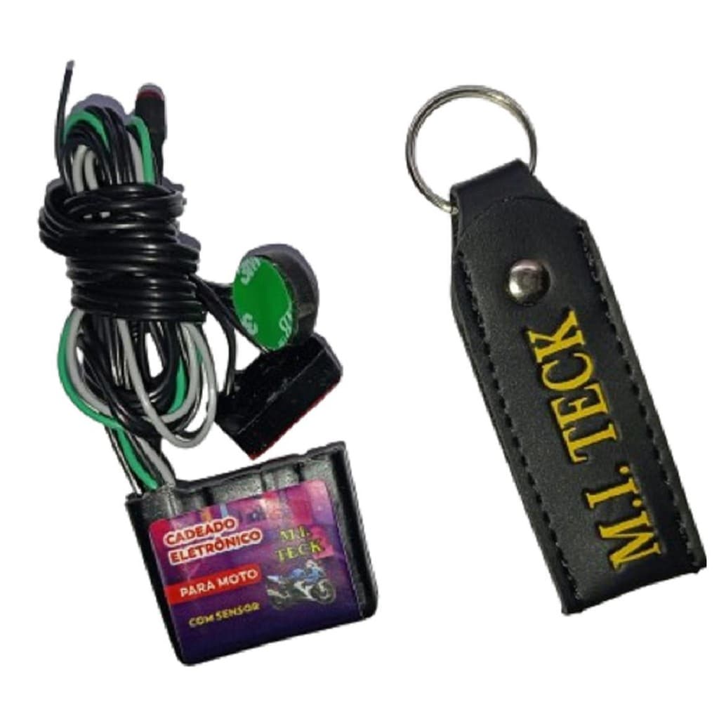 Cadeado Eletrônico Moto Com Sensor - M.i Teck Universal Orig