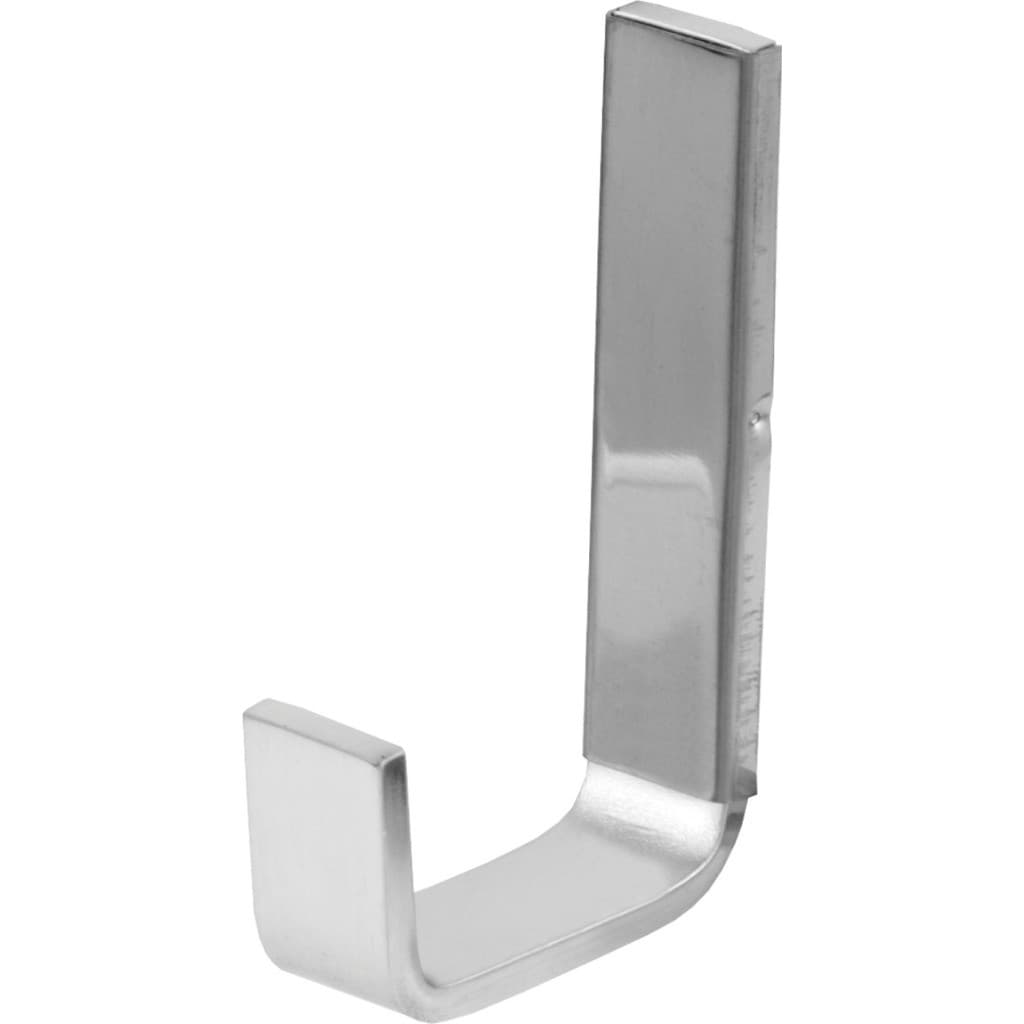 CABIDE STANDER QUADRADO CROMADO DE PAREDE PARA BANHEIRO