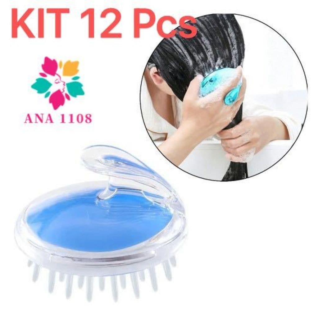 ANA1108 Escova Antiqueda Massagem Capilar E Corporal Queima Gordura/Pente Massageadora Couro Cabeludo