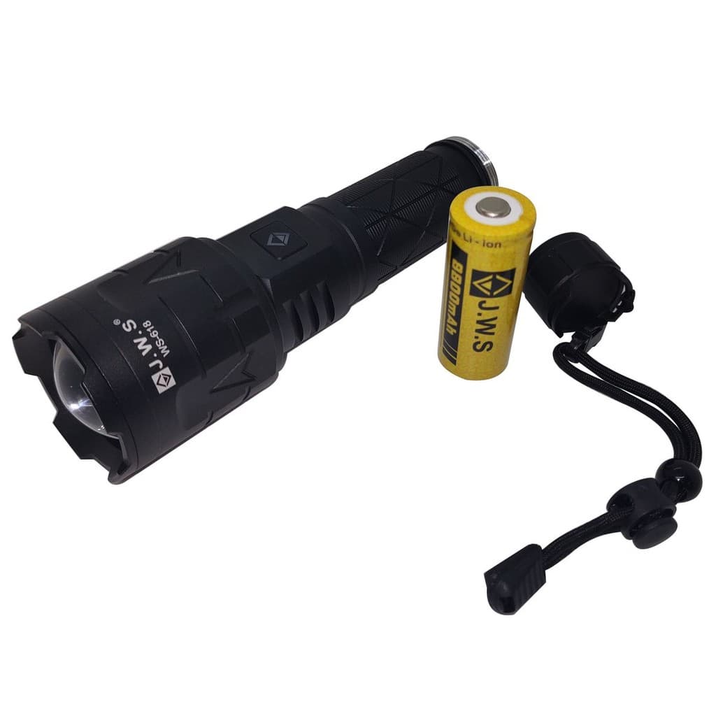 Lanterna Tática Jws Led Cree V3 Longo Alcance 800 Metros Usb Modelo Profissional camping e segurança