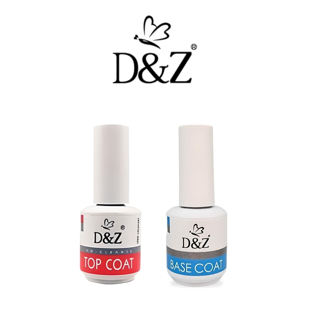 Kit de Base Coat + Top Coat D&Z 15ml Cada