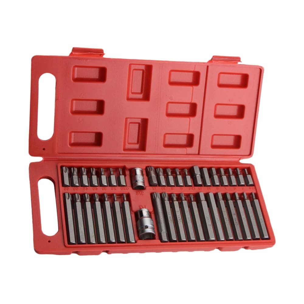 Kit Com 40 Peças De Ferramentas 40 Peças Bit Torx Allen Multidentado Aço carbono De Alta Qualidade