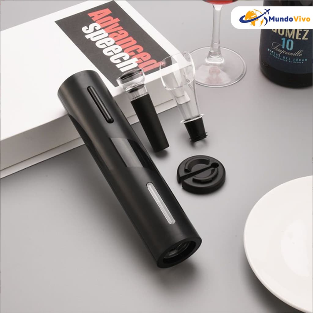 Abridor De Vinho Automático Elétrico Saca Rolha A Pilha Presente Moderno Para Casa