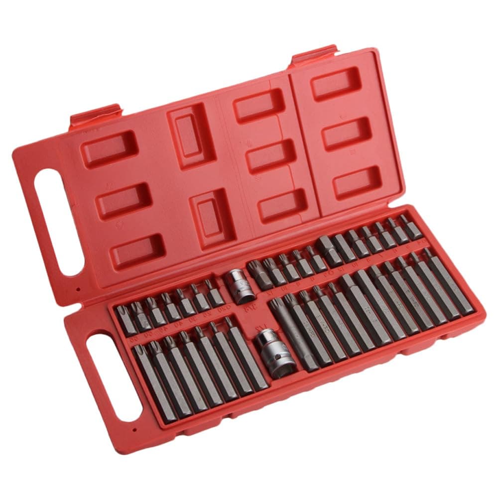 Kit Com 40 Peças De Ferramentas 40 Peças Bit  Allen Multidentado Crv De Alta Qualidade