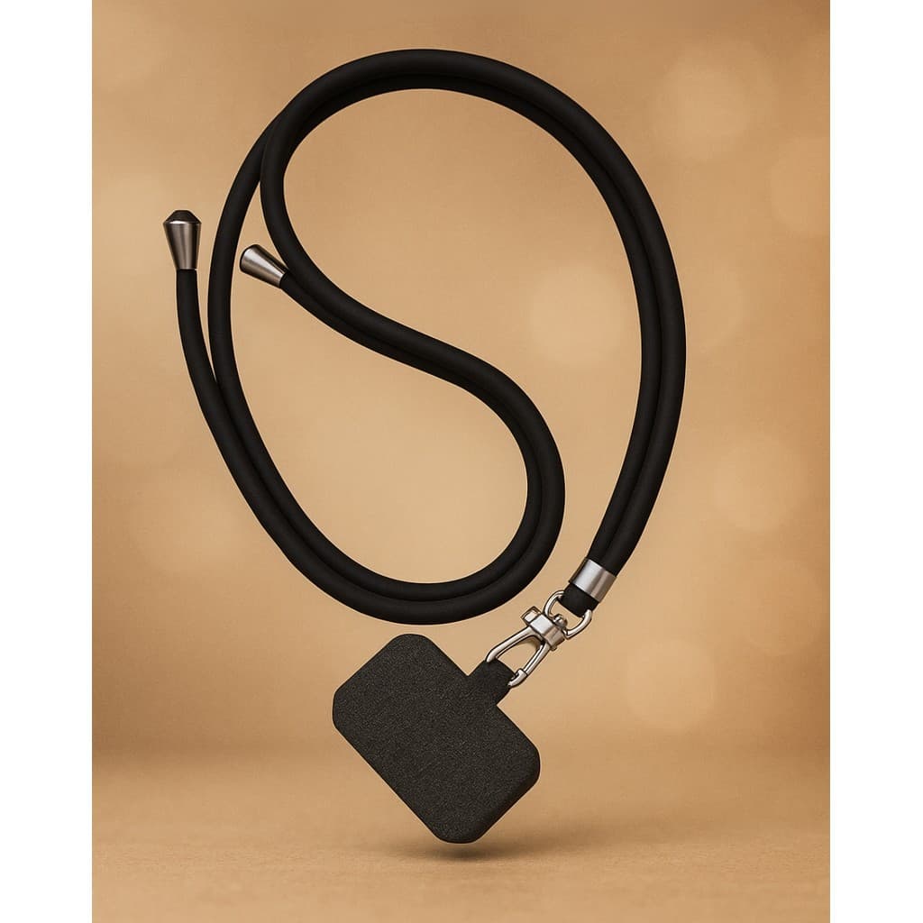 Cordão de Pescoço Universal para Celular com Suporte Seguro