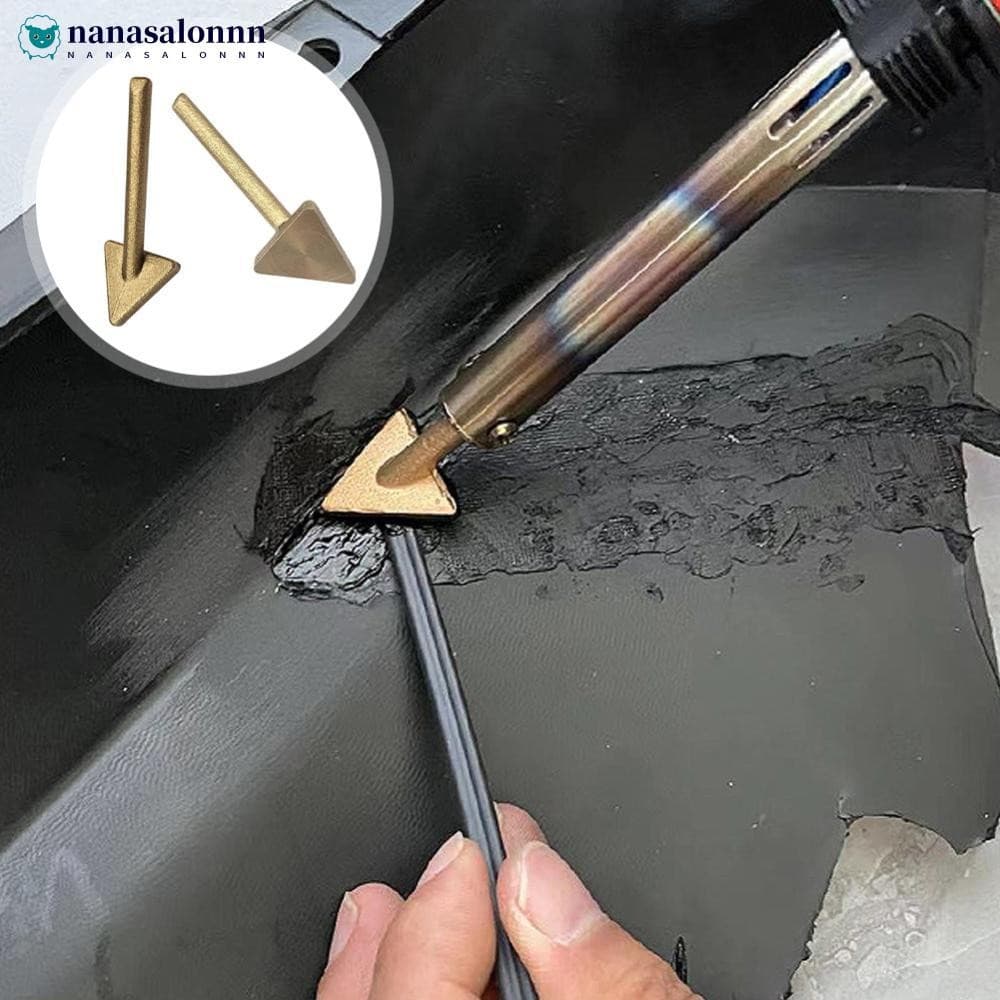 Ponta De Ferro De Solda Triangular De Cobre Para Ferramentas De Reparo De Pára-Choques De Plástico Reparação De Caiaque