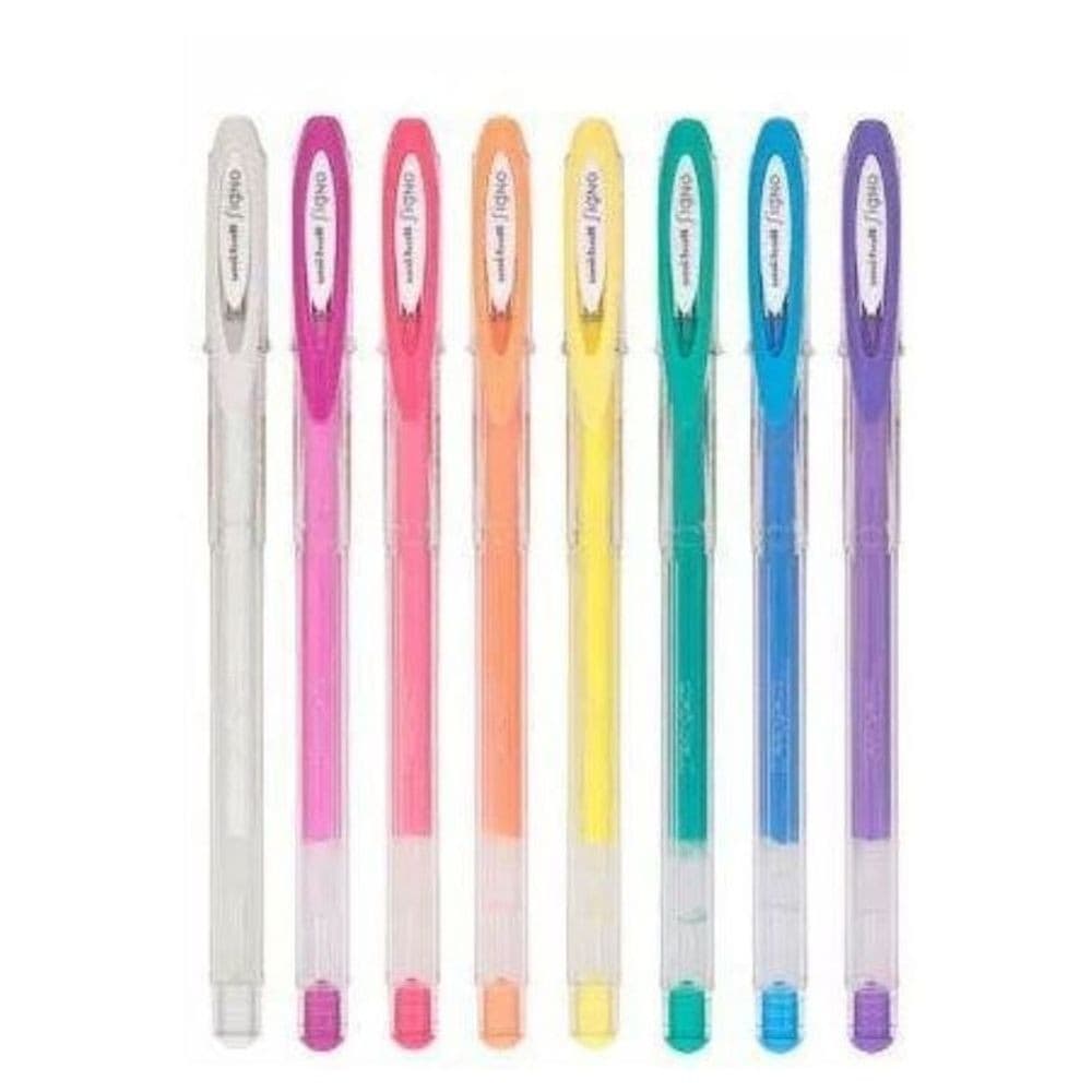 CANETA EM GEL UNIBALL SIGNO ANGELIC COLOUR UM-120AC