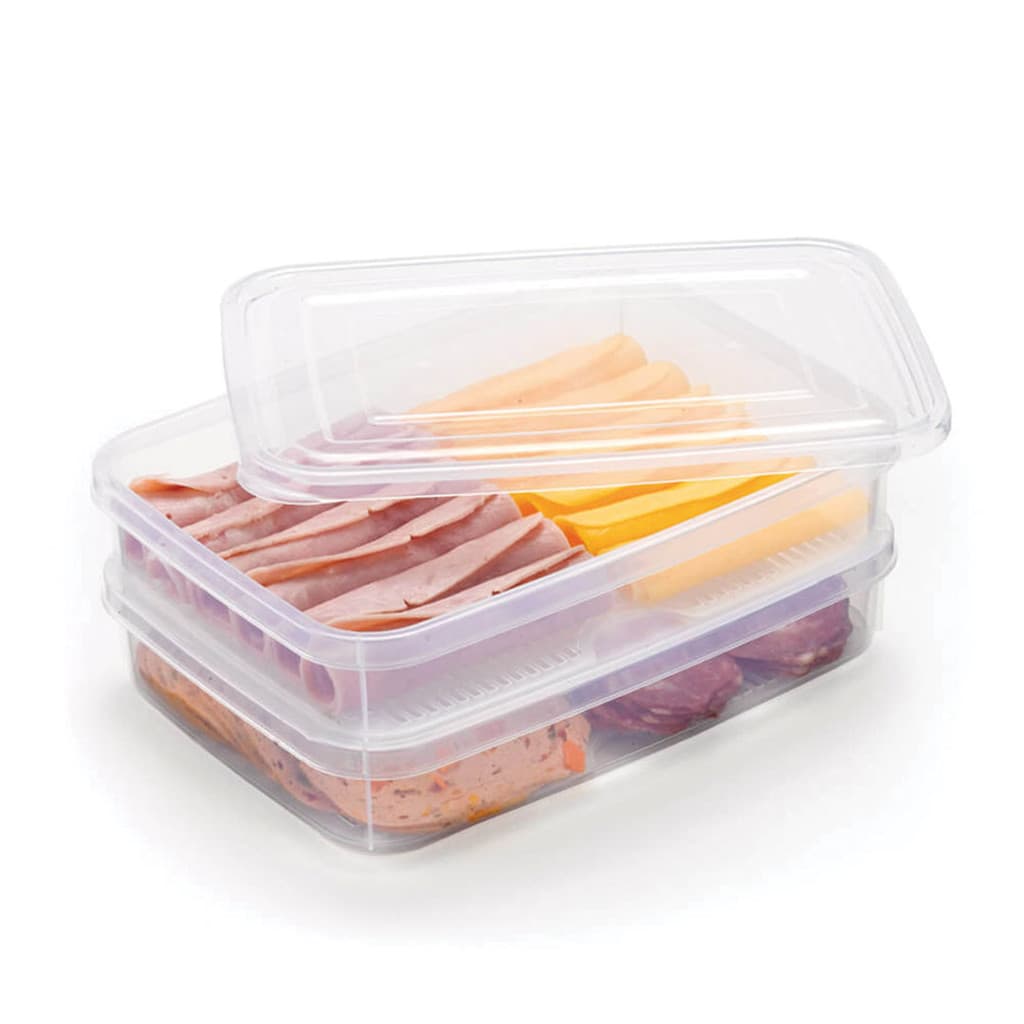 Porta Frios Duplo com Tela Vermelha para Geladeira Cozinha Organizada Organização de Frios