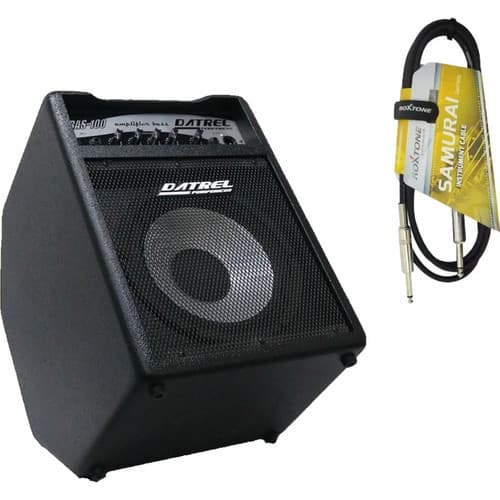 Cubo Amplificador Contrabaixo Datrel 10 100w + Cabo 3m Top