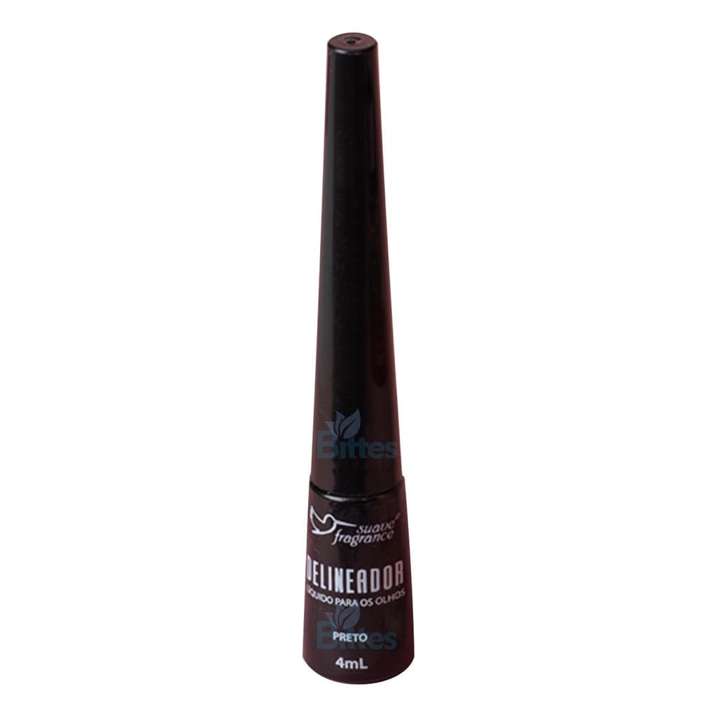 Delineador Líquido Para Os Olhos Preto Suave Fragrance