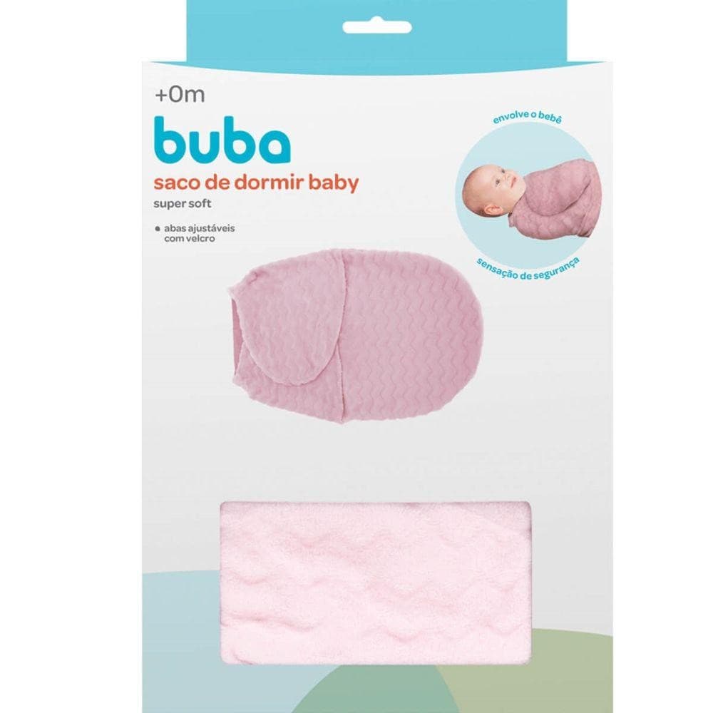 Saco de Dormir Baby Super Soft Rosa - Buba