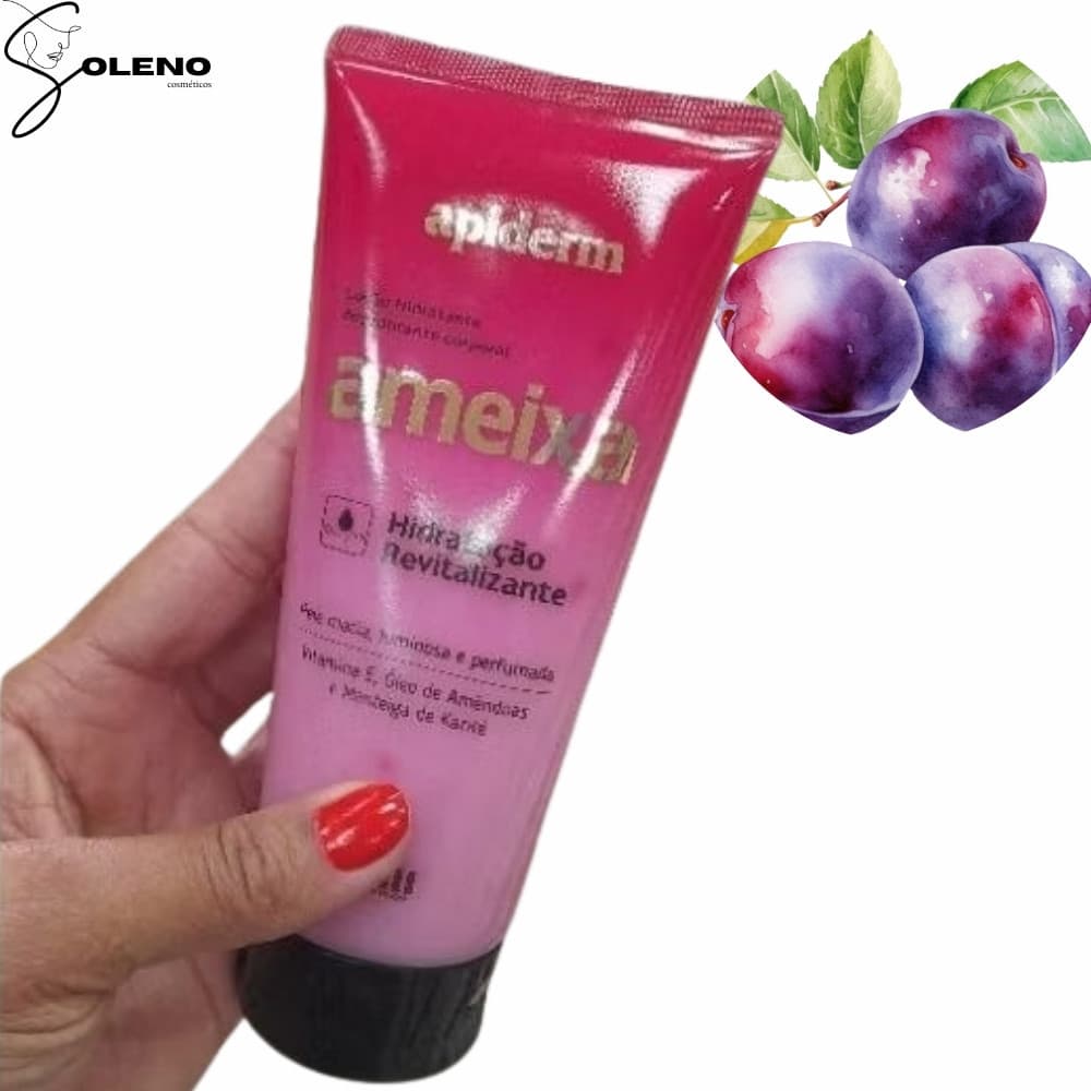 Creme Hidratante Apinil Ameixa 190g Nutrição Profunda com Perfume Envolvente
