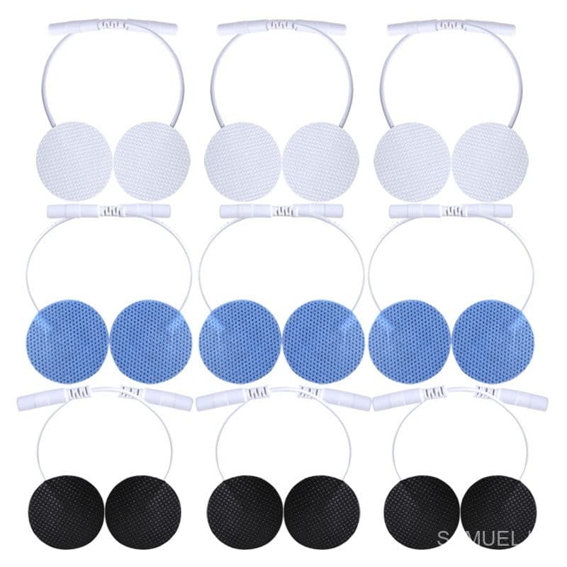 50/100PCS Eletrodos Adesivos de Fisioterapia Almofada de Eletrodo de Tecido Massagem Muscular