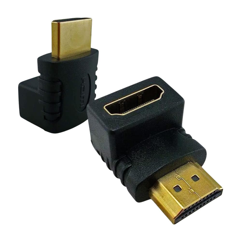 Adaptador Cabo Hdmi Curva L 90 Graus Tv Painel Proeletronic