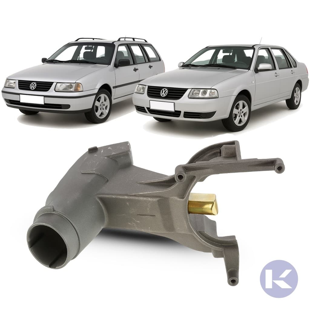 Trava Coluna Direção Regulável S/ Chave e Comutador Santana 93 a 2006 Quantum 93 a 2001 4 Portas